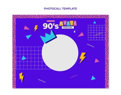 90s Nostalgic Music Festival Photocall – Free Download