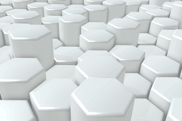 Realistic 3D Hexagons Background – Free Stock Photo, Download for Free