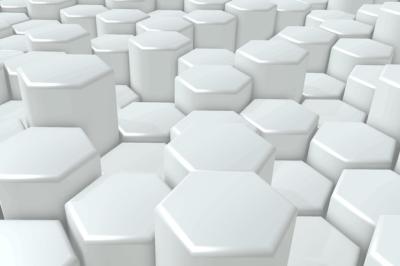 Realistic 3D Hexagons Background – Free Stock Photo, Download for Free