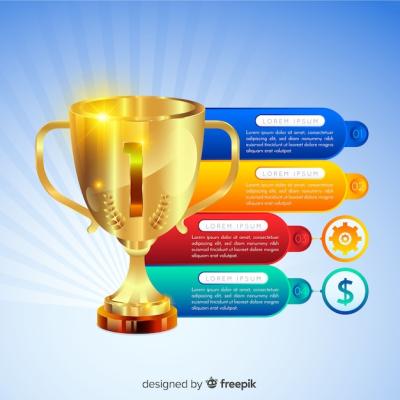 Award Infographic for Vector Templates – Free Download