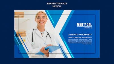 Horizontal Banner Design for Coronavirus Vaccination – Download Free Stock Photo
