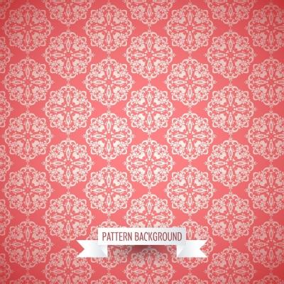 Decorative Pattern with Ornamental Shapes – Free Download