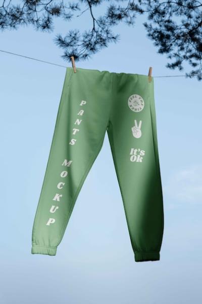 Pants Outdoors Mockup Design – Free Download