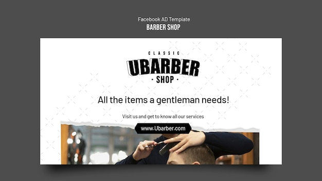 Barbershop Social Media Promo Template – Free Download