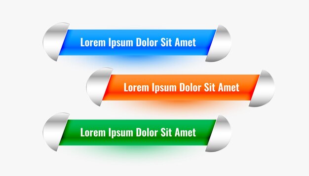 Modern Glossy Lower Third Template – Free Download