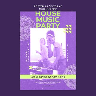 House Party Template Design – Free Download