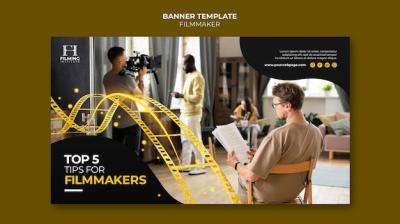 Filmmaker Banner Template Design – Free Download