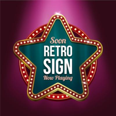 Realistic Retro Sign – Free Download, Free Stock Photo