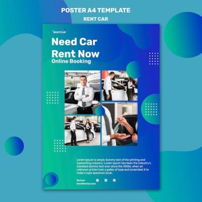 Car Rental Poster Template – Free Download