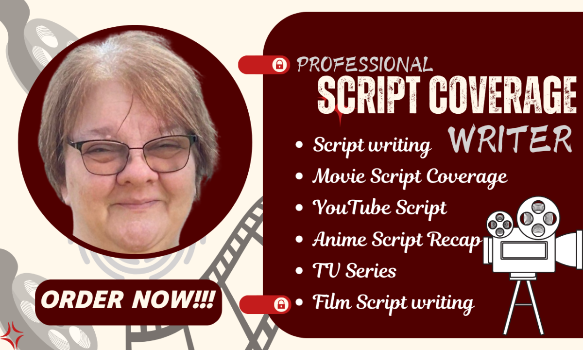 I Will Provide Feedback on Your Original Movie Script Coverage, TV Series Script, and Screenplay