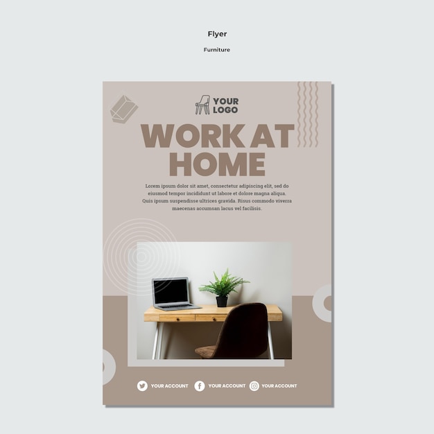 Furniture Concept Flyer Template – Free Download