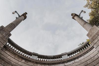Warped View of a City Bridge – Free Stock Photo for Download