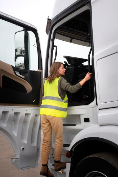 Full Shot of a Woman Wearing a Vest – Free Download
