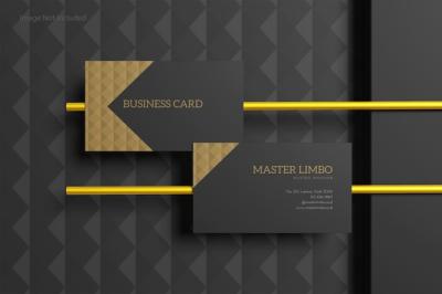 Business Card Mockup in Premium PSD Format – Free Download
