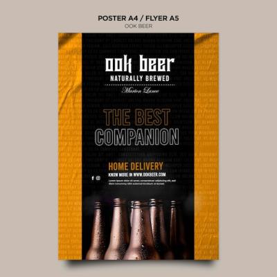 Stunning Ook Beer Poster Template – Free Download