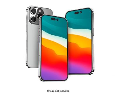 Realistic iPhone 14 Pro Max 3D Smartphone Screen Mockup Template – Free Download