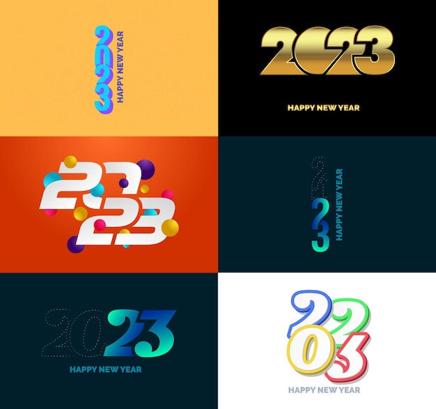 2023 Happy New Year Symbols for Business Diary Covers – Free Download