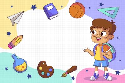 Hand Drawn Background for Back to School – Free to Download