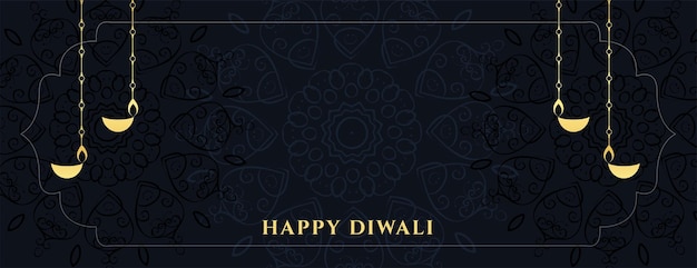 Happy Diwali Festival of Lights Concept Banner – Free Stock Photo, Download for Free