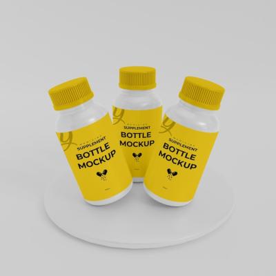 3D Bottle Mockup – Free Download