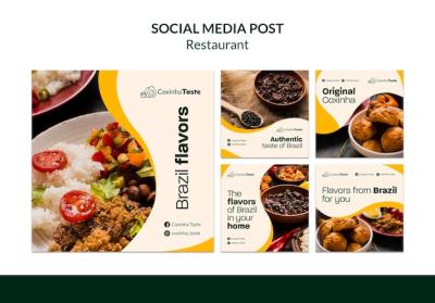 Brazilian Food Social Media Post – Free Download