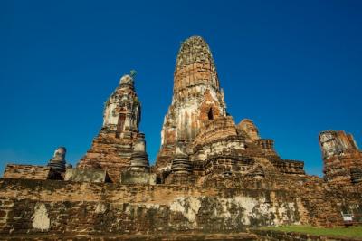 General View of Wat Phra Ram in Ayutthaya, Thailand – Free Download