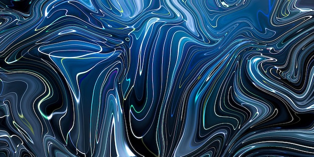Marbled Blue Abstract Background – Liquid Marble Pattern | Free to Download