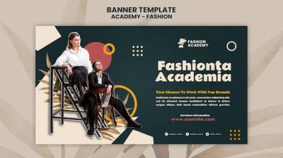 Fashion Academy Banner Design Template – Free Download