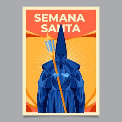 Holy Week Poster Template Concept – Free Download