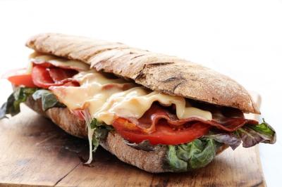 Bacon and Tomato Grilled Cheese Sandwich – Free Stock Photo Download