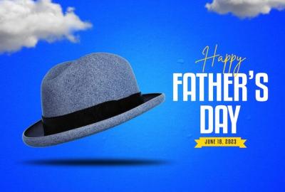 Happy Father’s Day Greeting Banner Template – Free Download