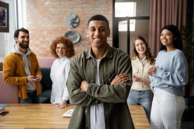 Co-working: People Collaborating Together – Free Download
