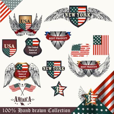 Collection of USA Elements – Free Download