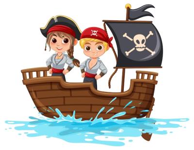 Children Pirates on a Ship – Free to Download