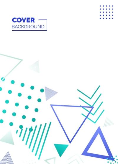 Modern Abstract Covers Set with Colorful Geometric Background – Free Download