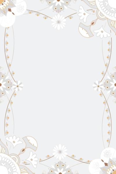 Oriental Mandala Floral Frame – Free Download