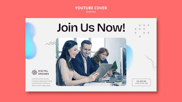 Flat Design Business Template – Free Download