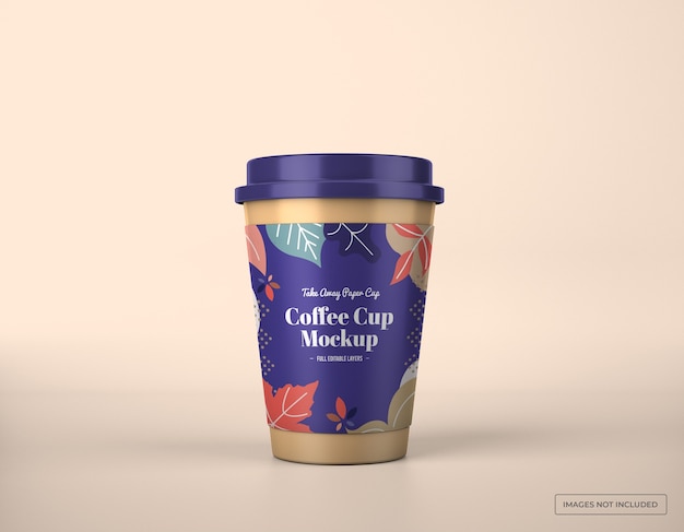 Take Away Coffee Cup Mockup – Free Download