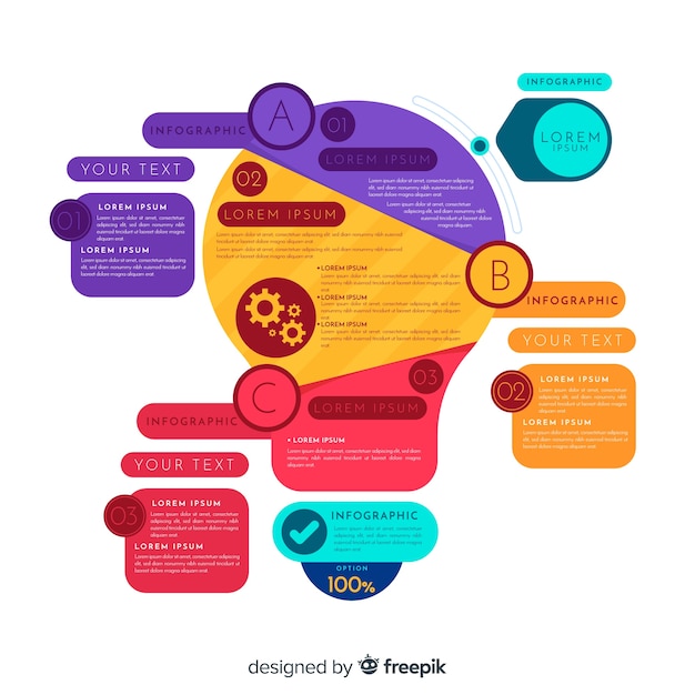 Bulb Infographic – Free Stock Photo, Download for Free