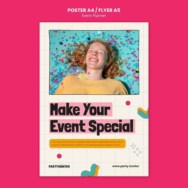 Vertical Poster Template for Event Planners – Free to Download