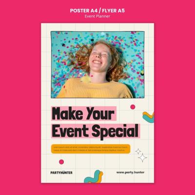 Vertical Poster Template for Event Planners – Free to Download