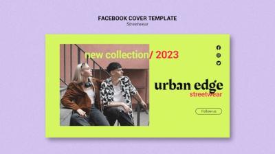 Streetwear Collection Facebook Cover Template – Free Download