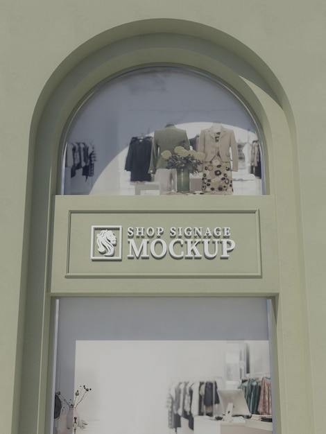 Shop Window Mockup Signage – Free Download, Download Free Stock Photo