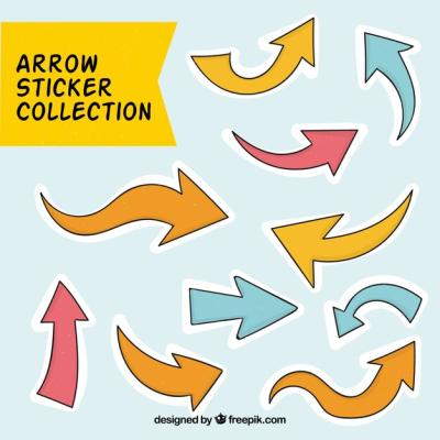 Hand Drawn Arrows Collection – Free Stock Photo Download