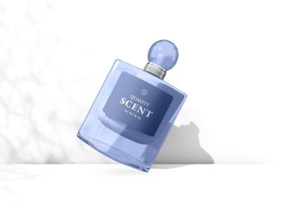 Luxury Glass Perfume Scent Spray Bottle Branding Mockup – Free Download