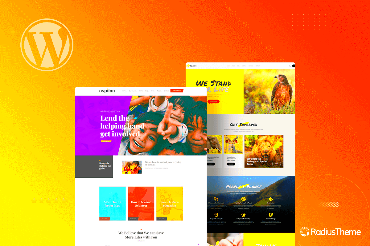 10 Best Charity and Nonprofit WordPress Theme  RadiusTheme