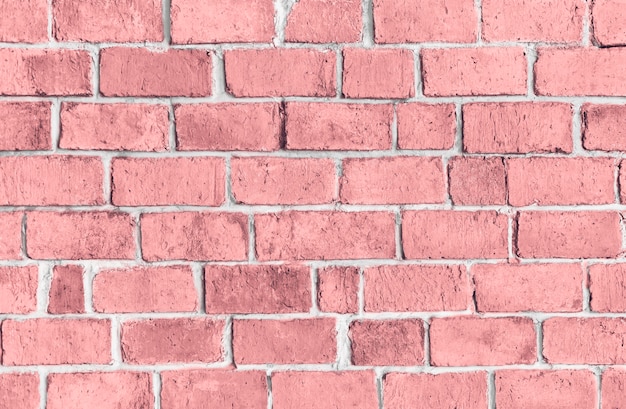 Pink Textured Brick Wall Background – Free Download