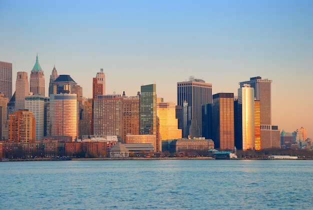 Downtown New York City Sunset – Free Stock Photo for Download