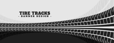 Dirty Tire Track Pattern Grunge Texture Banner – Free Stock Photo, Download for Free