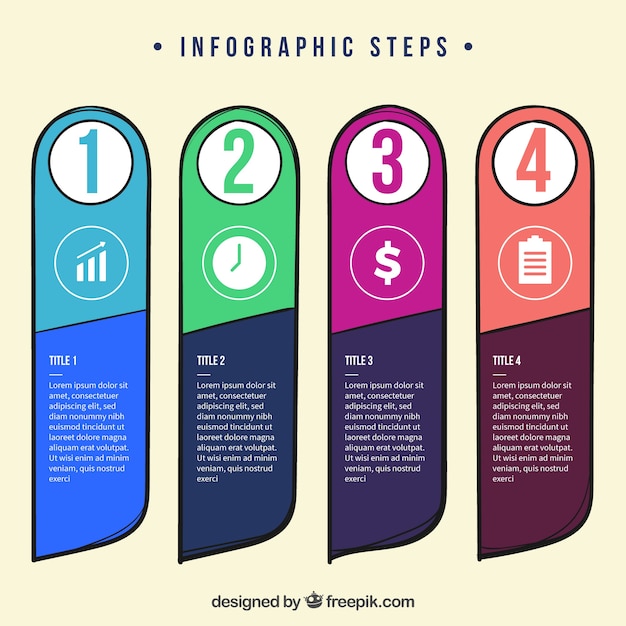 Hand Drawn Modern Infographic – Free Download